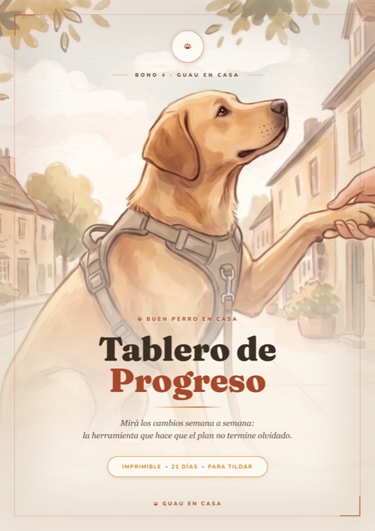 Tapa del bono Tablero de Progreso